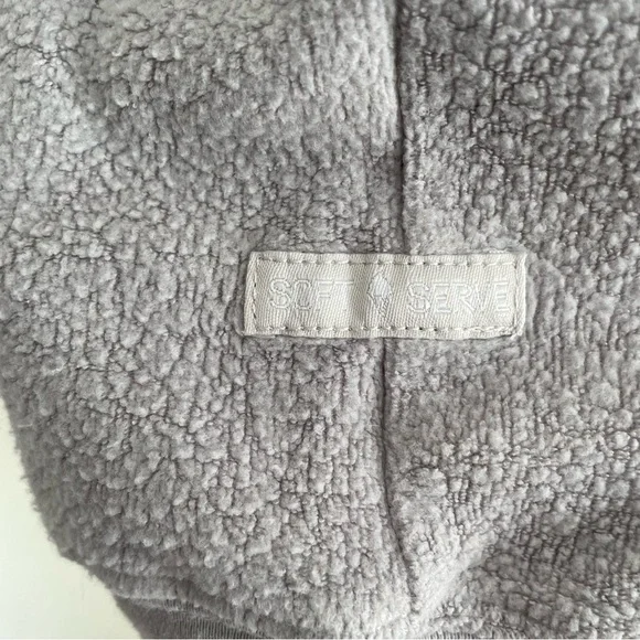 Soft Serve Clothing | Gray Zip-Up Hoodie Sweatshirt | Size Small - Picture 10 of 10